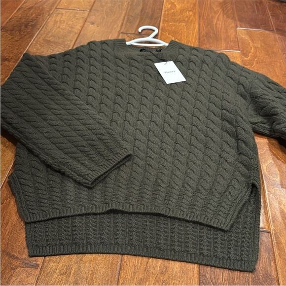 NWT Theory Cable Sweater - Picture 2 of 6
